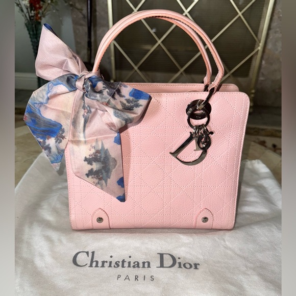 Christian Dior- Cannage  Lady Dior -pink - Picture 2 of 14